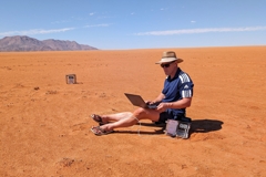 In March 2024, it was very dry in NamibRand and my soil moisture sensors showed very low values